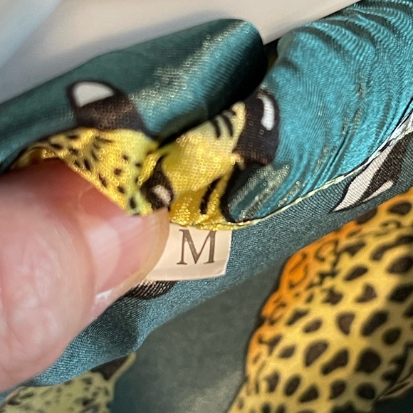 SHEIN Green Leopard Print Pajama Set - Picture 8 of 8